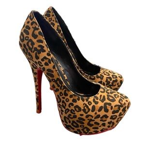 Alba Leopard Print Heels